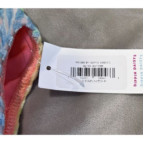 Dippin Daisys Swim Revibe Ribbed Velvet Women M Bikini Set Swimsuit High Rainbow - Picture 11 of 11